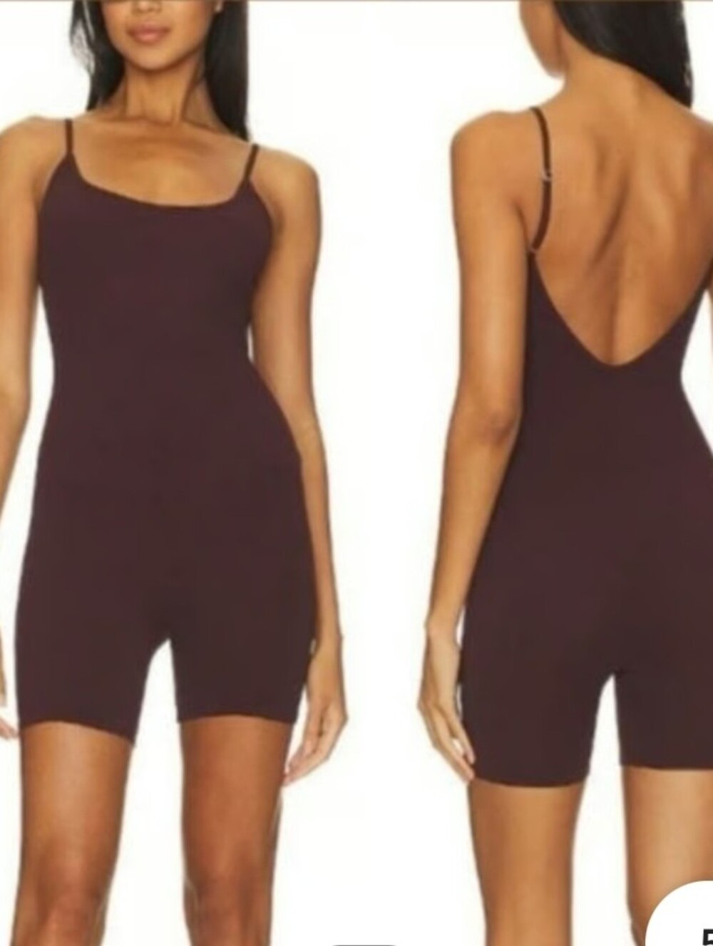 x Intimately FP One To Watch Romper in Chocolate MerlotFree People